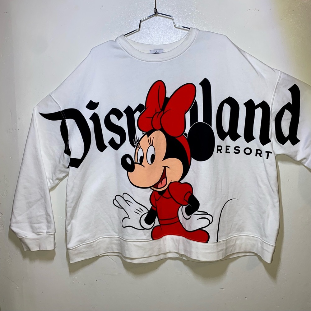 Minnie Mouse Disneyland Resort crewneck pullover sweatshirt Size 1X